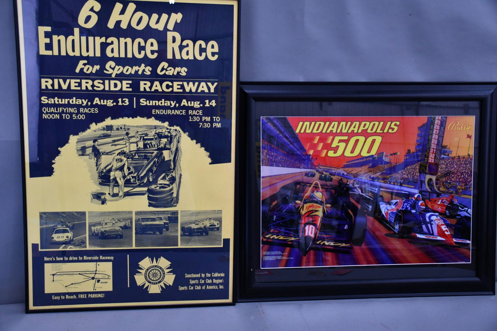Race Poster & Bally Indy Poster (1 of 3)