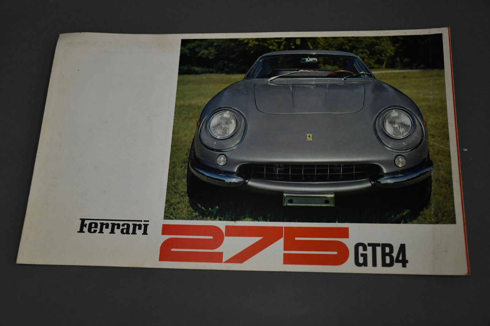 Ferrari 275 GTB4 Sales Literature (1 of 5)