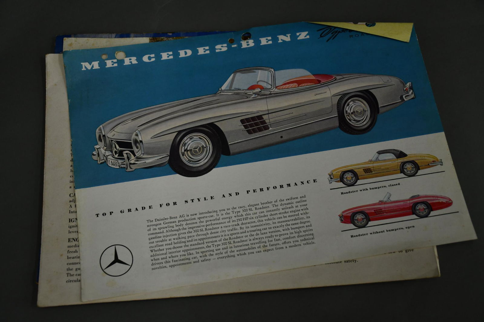 Large Box Lot of Mercedes Benz Paper Items (1 of 9)