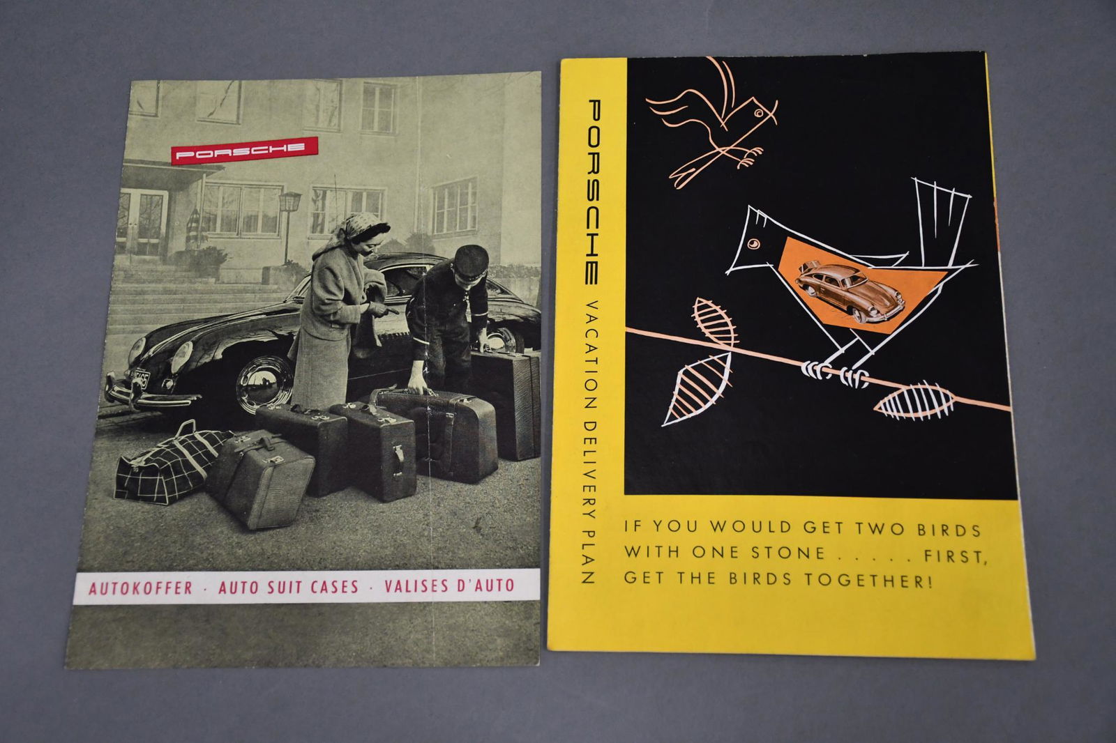 Porsche Suit Cases & Vacation Plan Flyers (1 of 2)