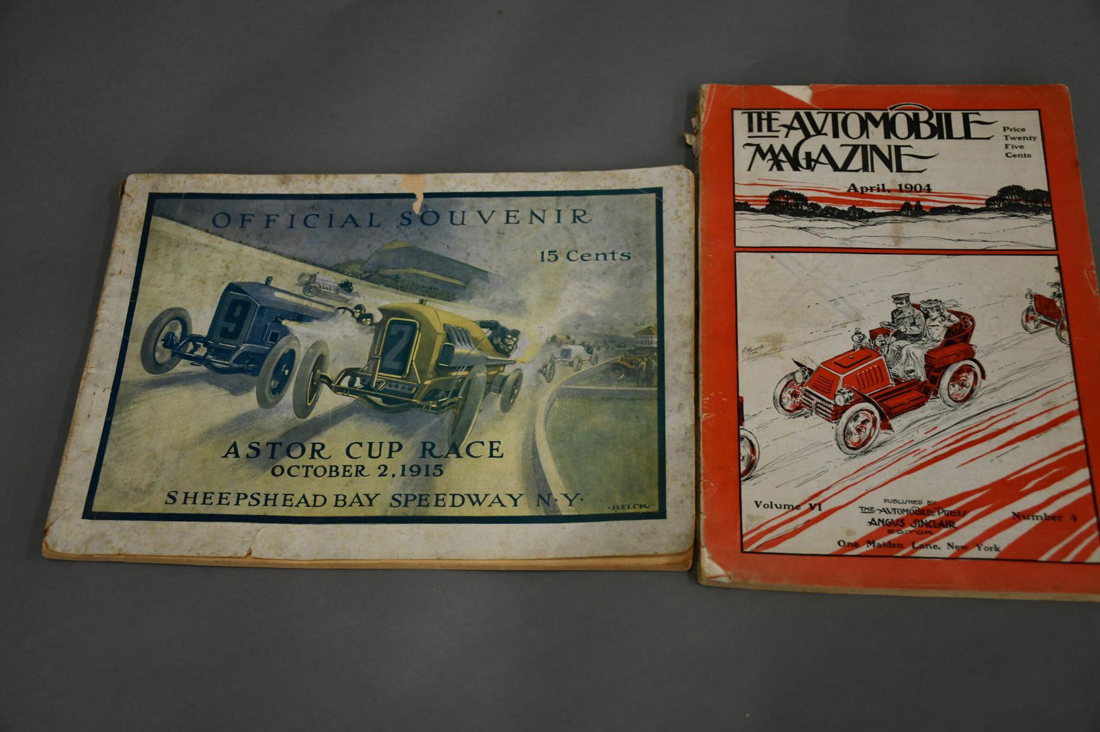 1915 Astor Cup Race Official Souvenir (1 of 4)