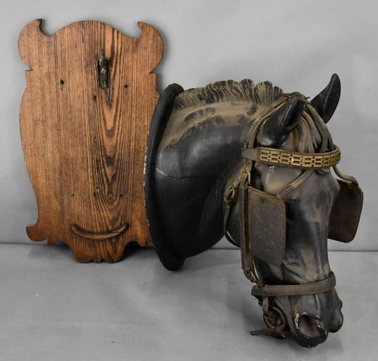 Horse Head Display for Bridle in Harness Shop Dec 10, 2022 Matthews
