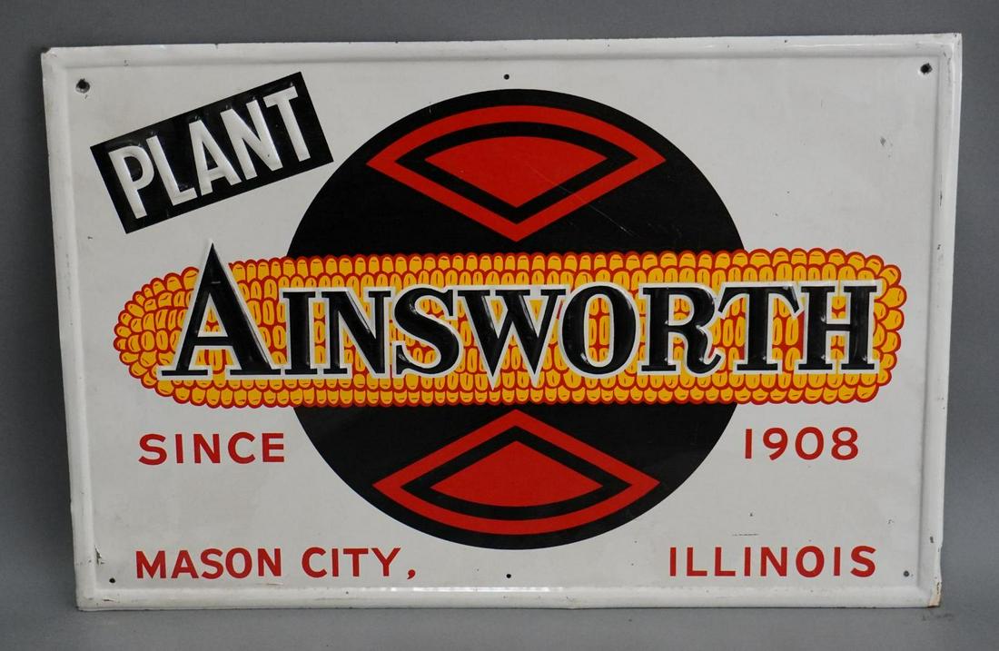 Plant "Ainsworth" Seed Corn Sign (1 of 5)