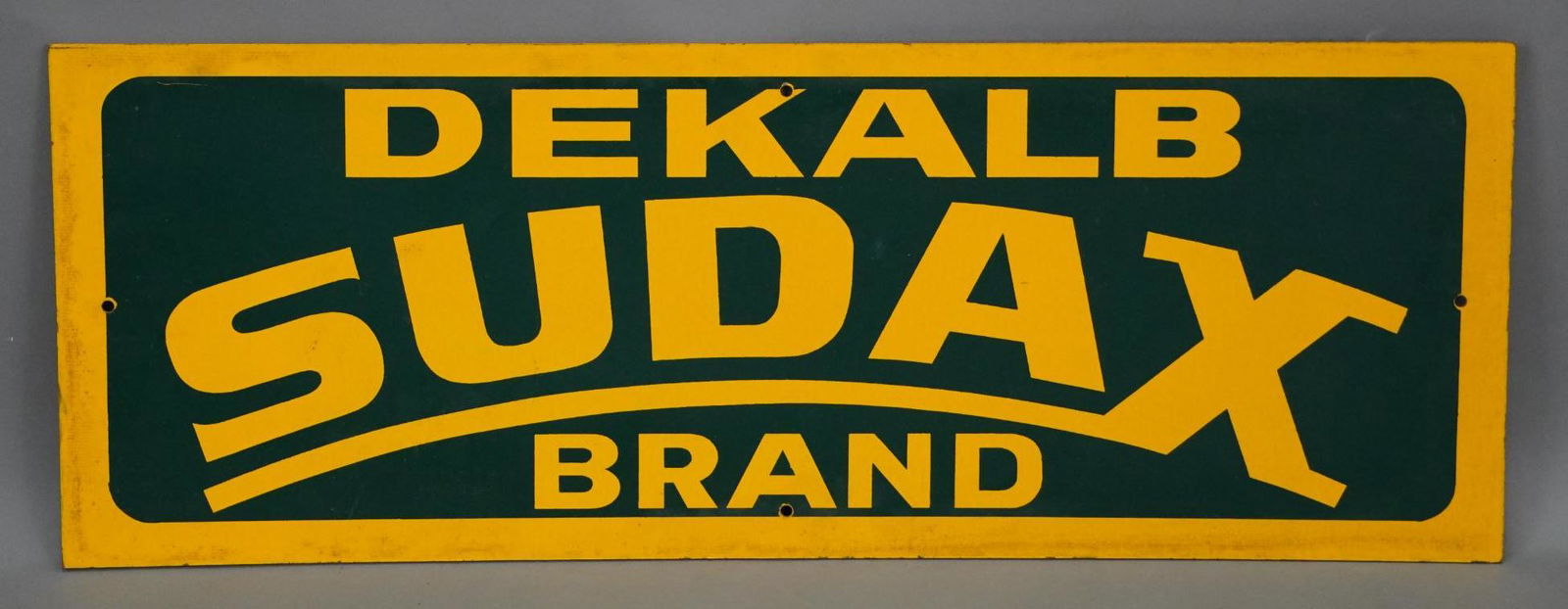 Dekalb Sudax Brand Masonite Sign (1 of 3)