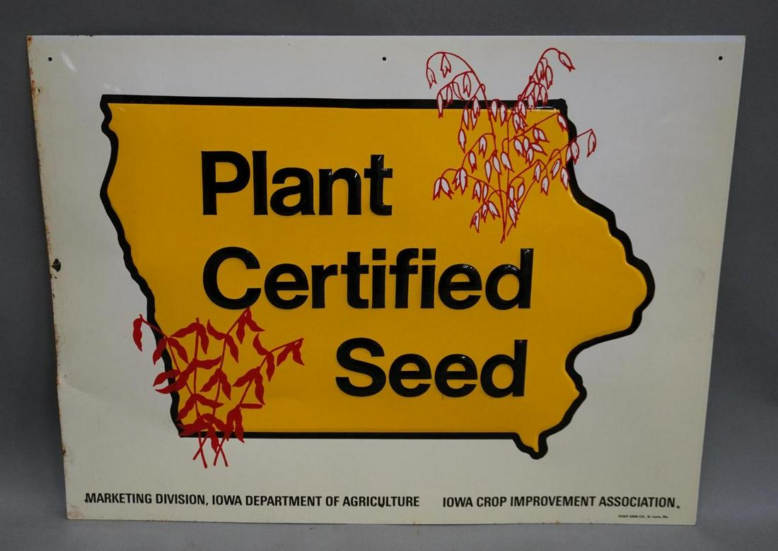 Plant (Iowa) Certified Seed Sign (1 of 4)