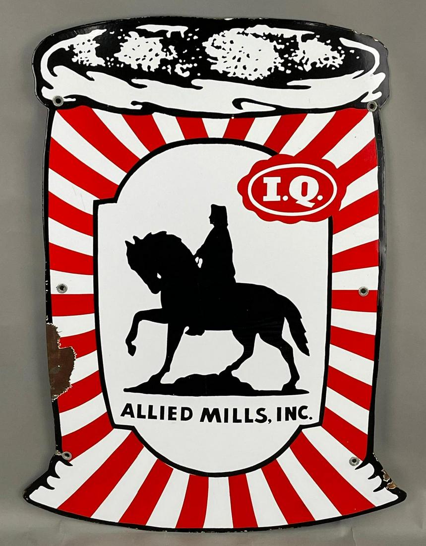 Allied Mills (Wayne) Porcelain Sign (TAC) (1 of 5)