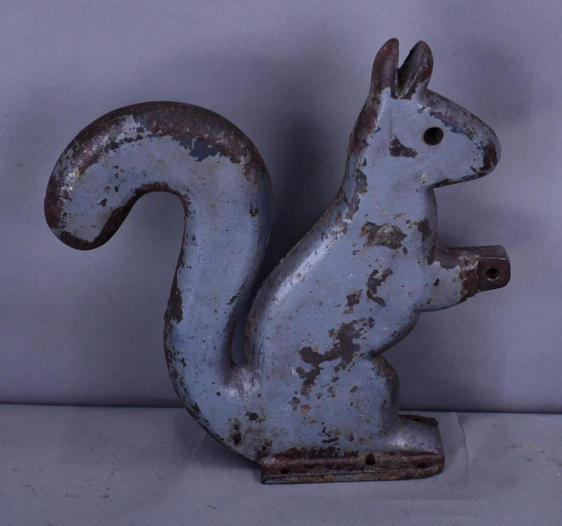 Cast Iron Squirrel Windmill Weight (1 of 4)