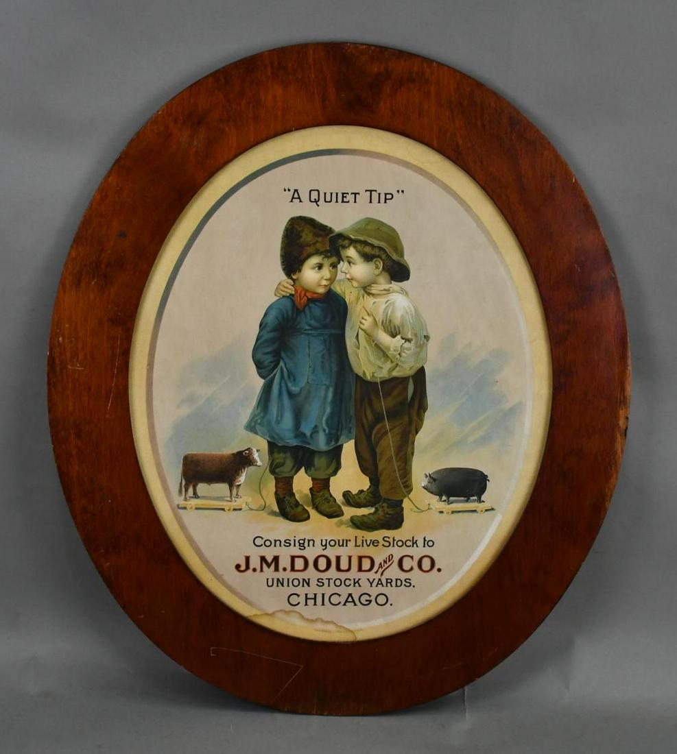 "A Quiet Tip" Consign your Live Stock to J.M. Doud & Co. Lithograph (1 of 6)