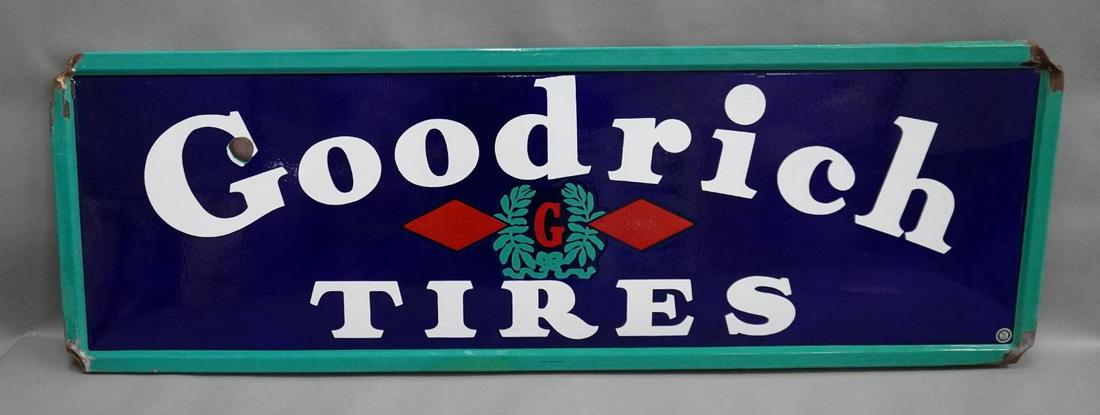 Goodrich Tires w/Logo Porcelain Sign (TAC) (1 of 6)