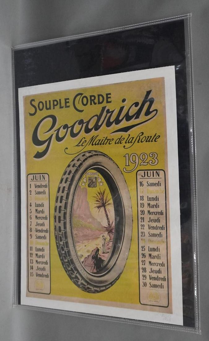 June 1923 Goodrich Tires Paper Poster Linen Backed (1 of 4)