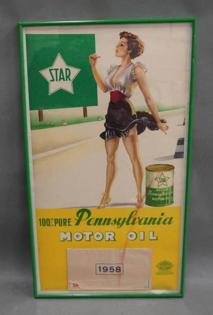 1958 Star 100% Pennsylvania Motor Calendar (1 of 5)