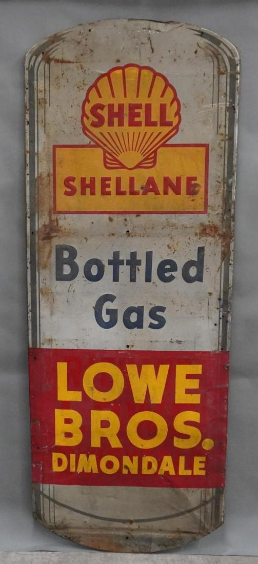 Shell Bottled Gas Tin Reflective Sign (1 of 4)