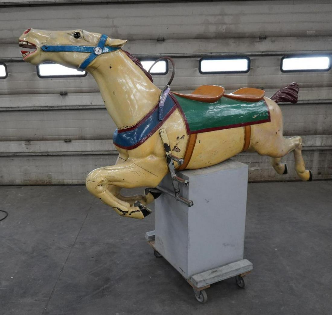 Large Two-Seater Wood Star Glazer Carousel Horse from Philadelphia (1 of 14)
