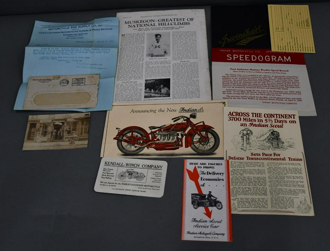 Group Lot of Motorcycles & Tire Literature (1 of 5)