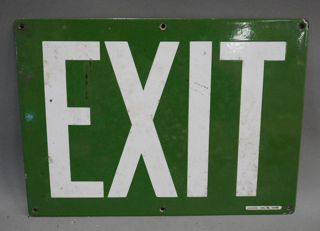 Exit Porcelain Sign (1 of 4)