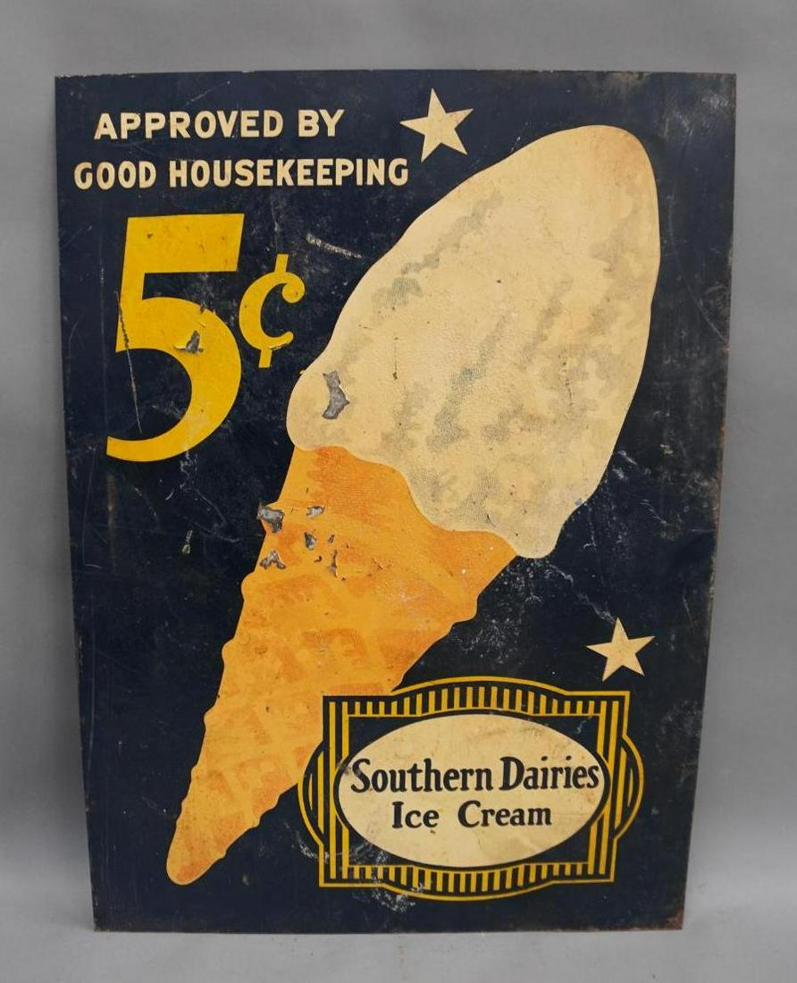 Southern Dairies Ice Cream Metal Sign (1 of 5)