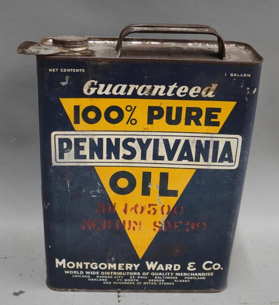 Montgomery Wards 1 Gallon Metal Can (1 of 4)