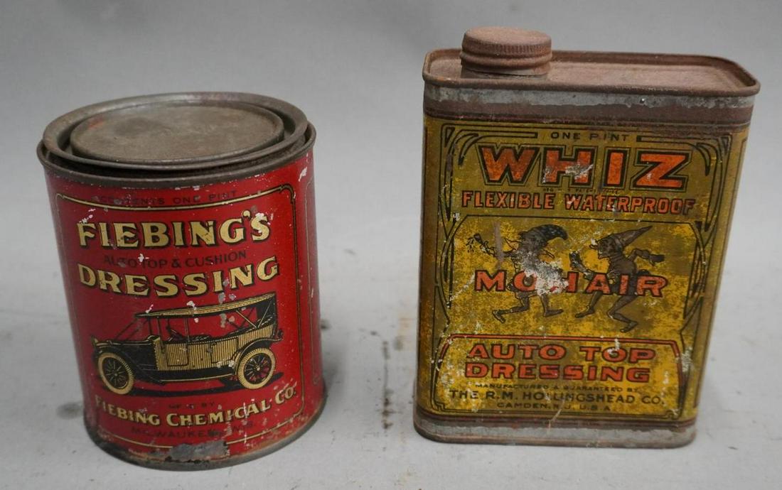 Lot of 2 Metal Cans (1 of 6)