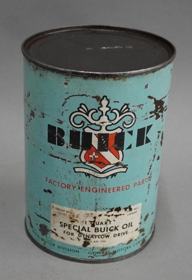 EARLY Buick Dynaflow Metal Quart Can (1 of 4)