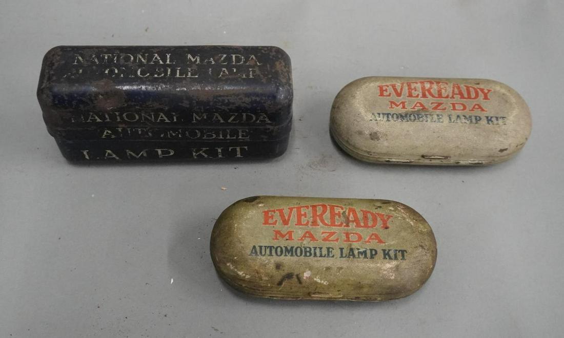 Lot of 3 Mazda Lamp Kits: Rate 7 to 8, All Are Full
