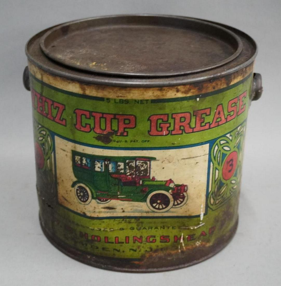 5 Pound Whiz Cup Grease Metal Can (1 of 5)