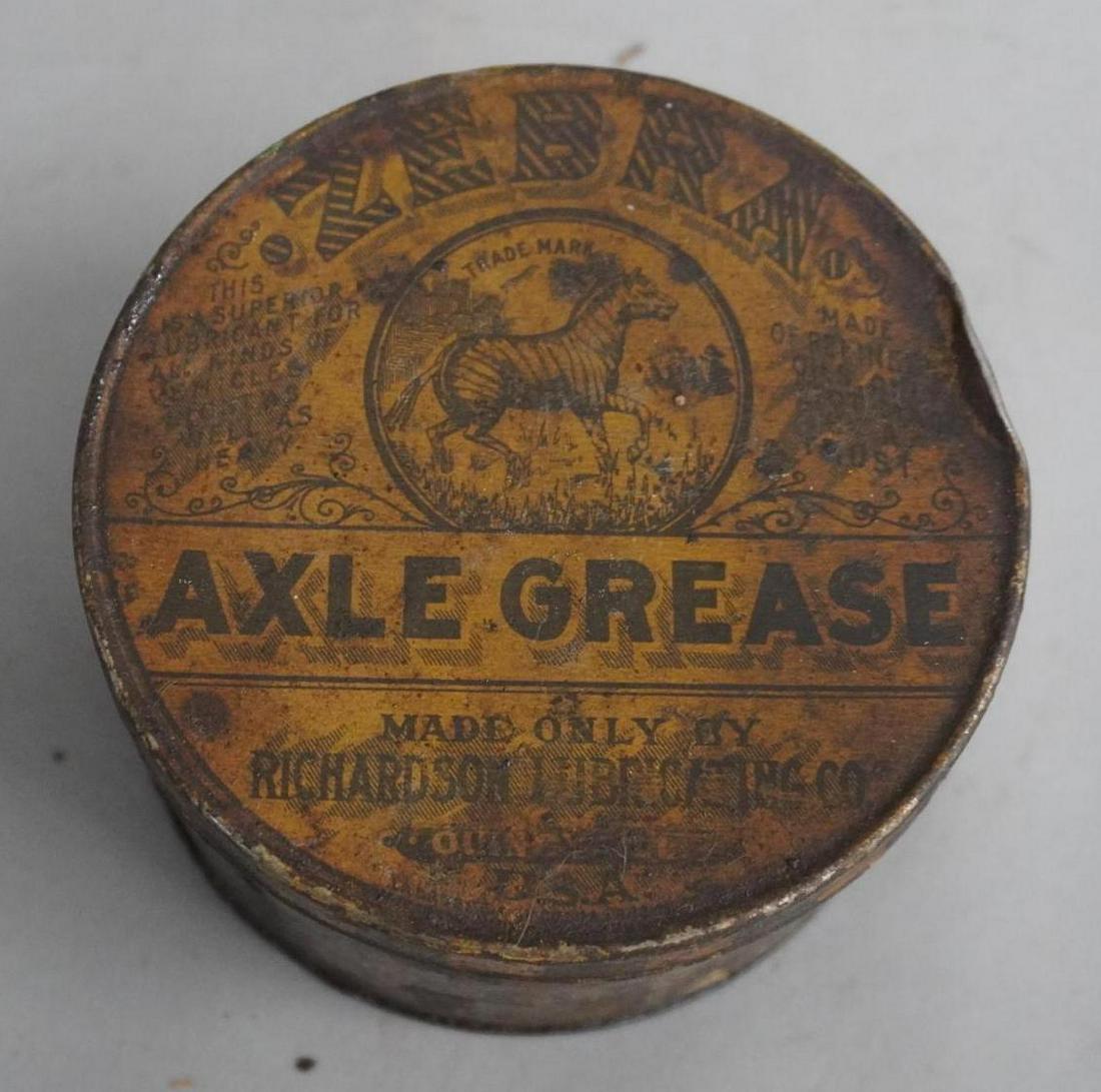 Zebra Axle Grease Metal Can (1 of 4)