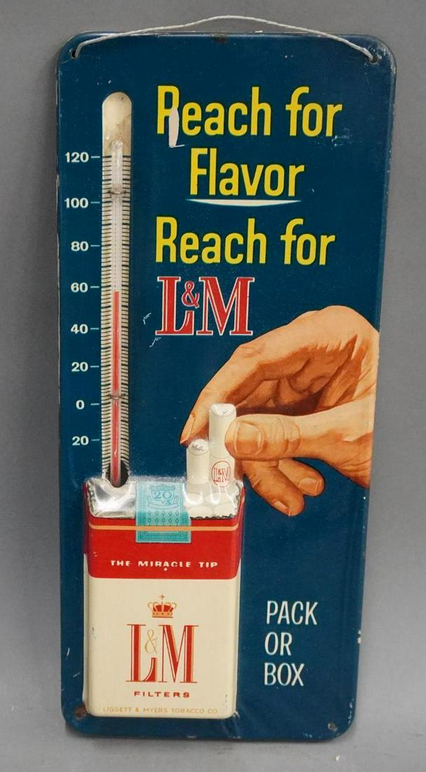 L & M Cigarettes Metal Thermometer (1 of 3)