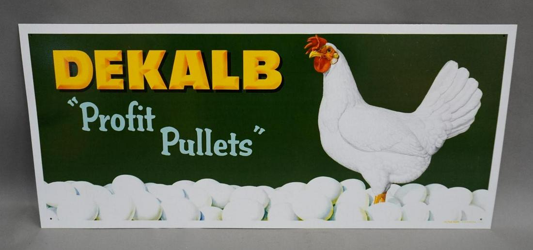 Deklab "Profit Pullets" Metal Sign (1 of 4)