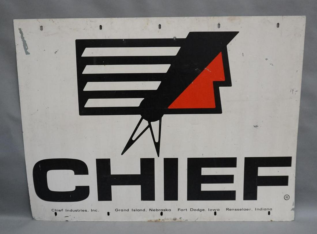 Chief (Grain Bins) Metal Sign (1 of 4)