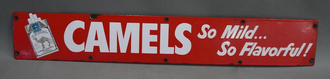 Camels (Cigarettes) Porcelain Sign (1 of 3)