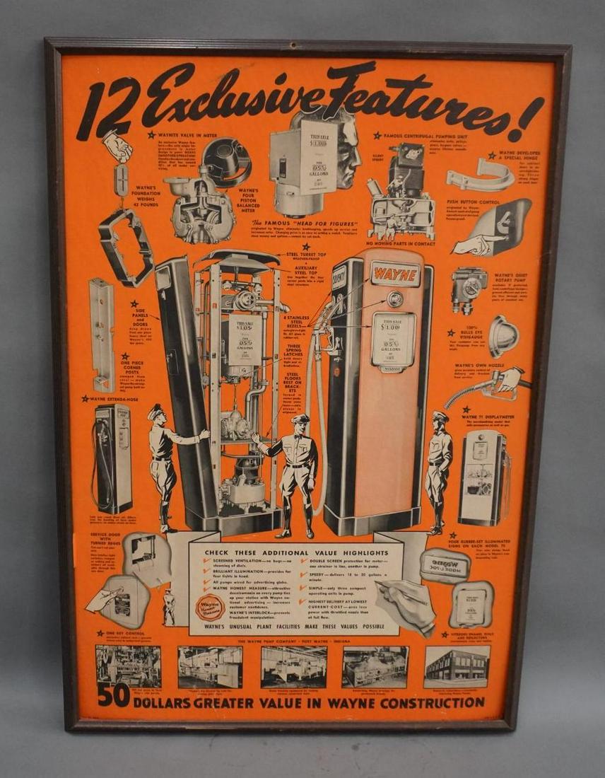 COOL Wayne Gas Pump Advertising Poster (1 of 5)