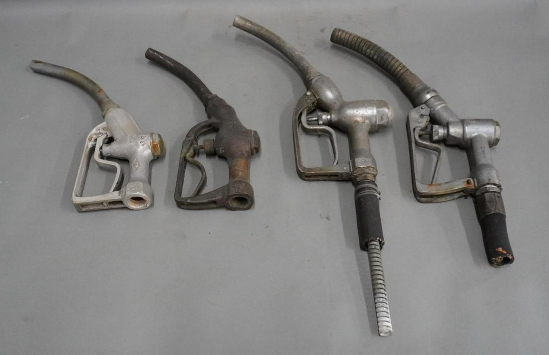 Lot of 4 Gas Pump Nozzles (1 of 10)