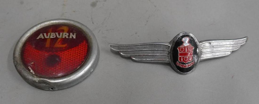 Cord Mascott & Auburn 12 Light Cap: Lot of 2 Pieces