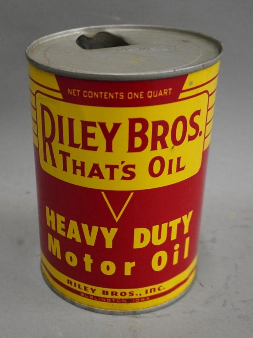 Riley Bros. Metal Quart Can (1 of 4)