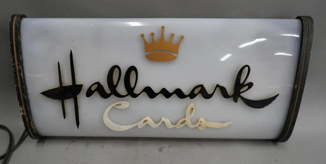 Hallmark Cards Lighted Store Sign (1 of 2)