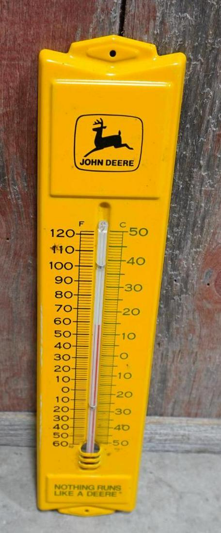 John Deere Metal Thermometer (1 of 4)
