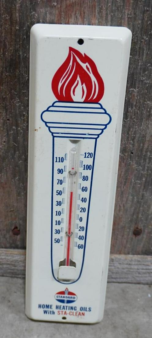 Standard Oil Metal Thermometer (1 of 3)