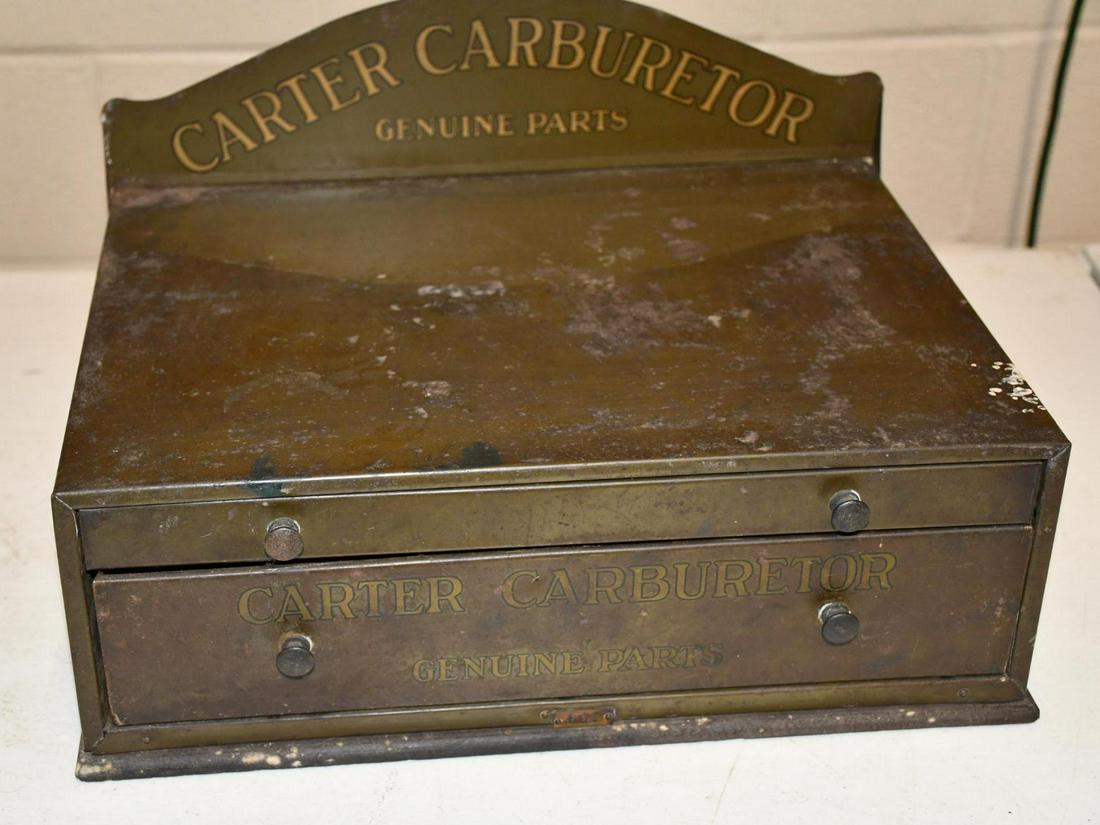 Carter Carburetor Genuine Part Metal Counter Top Cabinet (1 of 3)