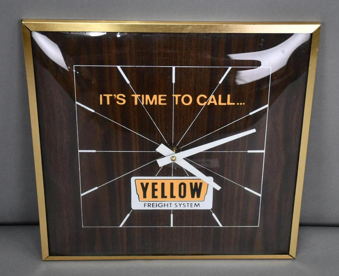 Yellow Freight System Battery Operated Clock (1 of 3)