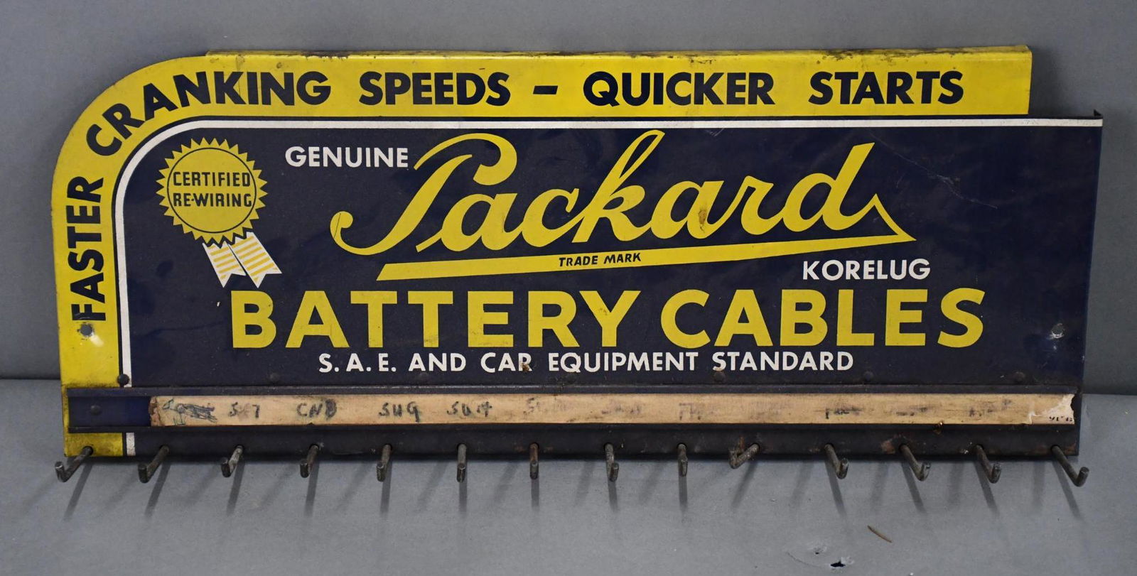 Packard Battery Cables Metal Display Rack (1 of 4)