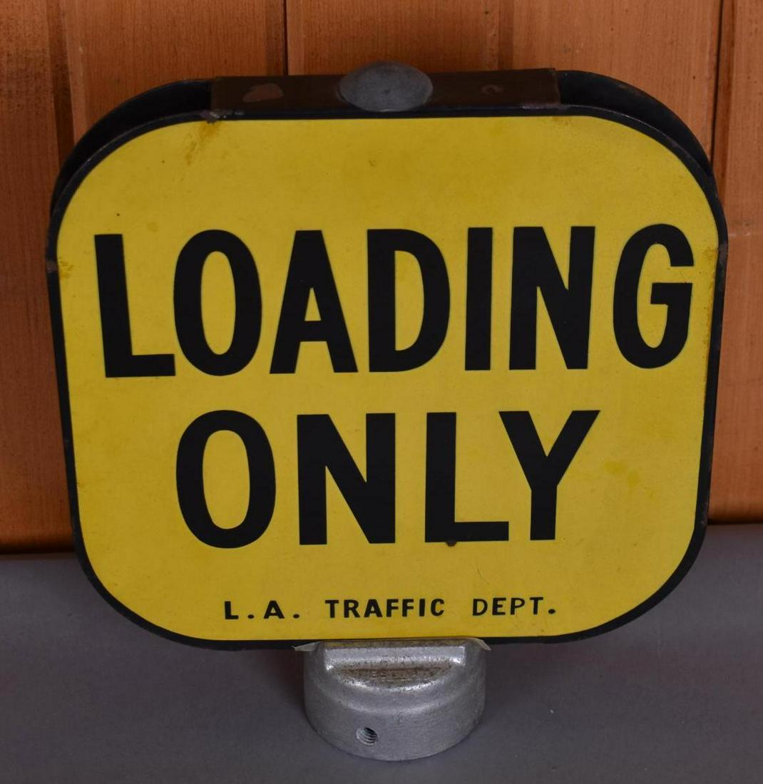 California L.A. Loading Only Porcelain Sign (TAC) (1 of 2)