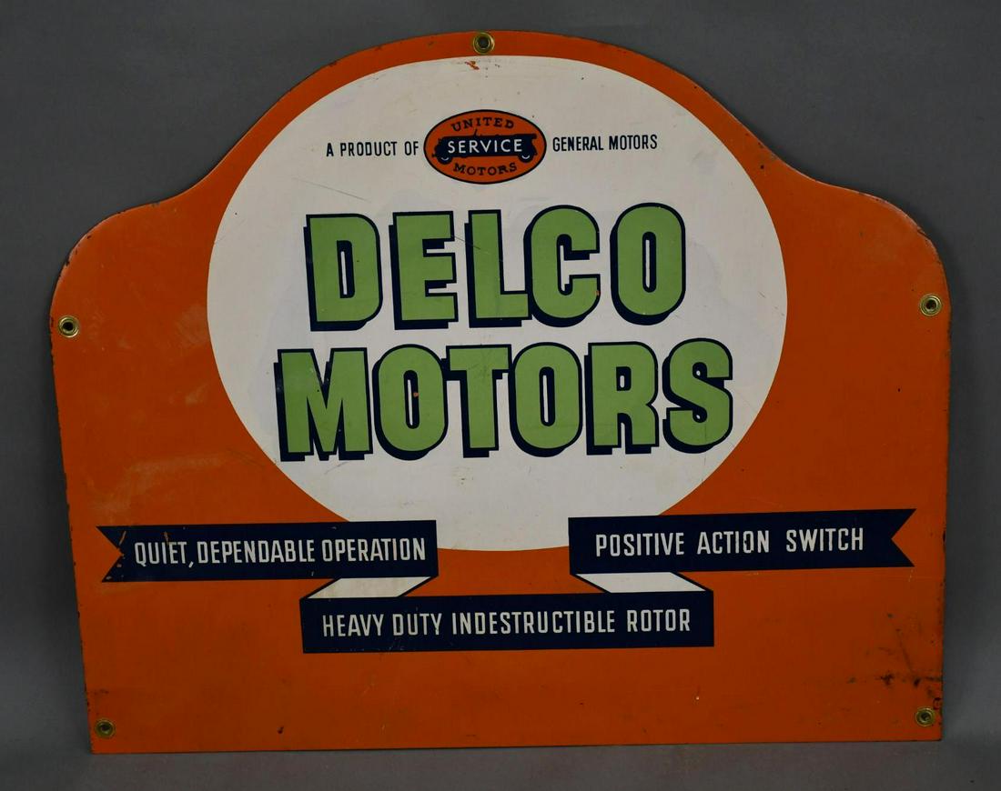 United Motors Service Delco Motors Metal Rack Sign (TAC) (1 of 4)