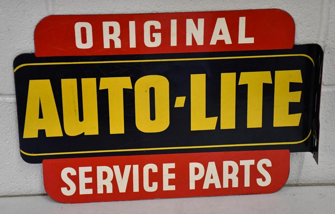 Auto-Lite Original Service Parts Metal Flange Sign (TAC) (1 of 3)