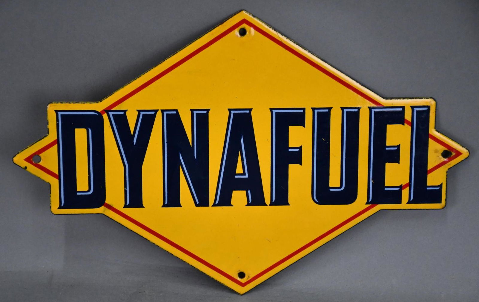 (Sunoco) Dynafuel Porcelain Pump Sign (TAC) (1 of 3)