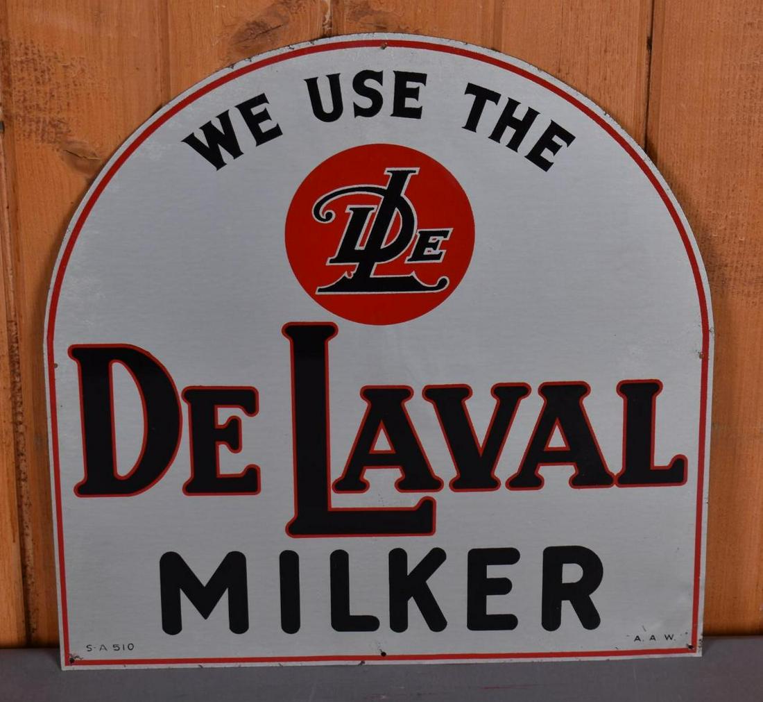 De Laval Milker Metal Sign (TAC) (1 of 3)