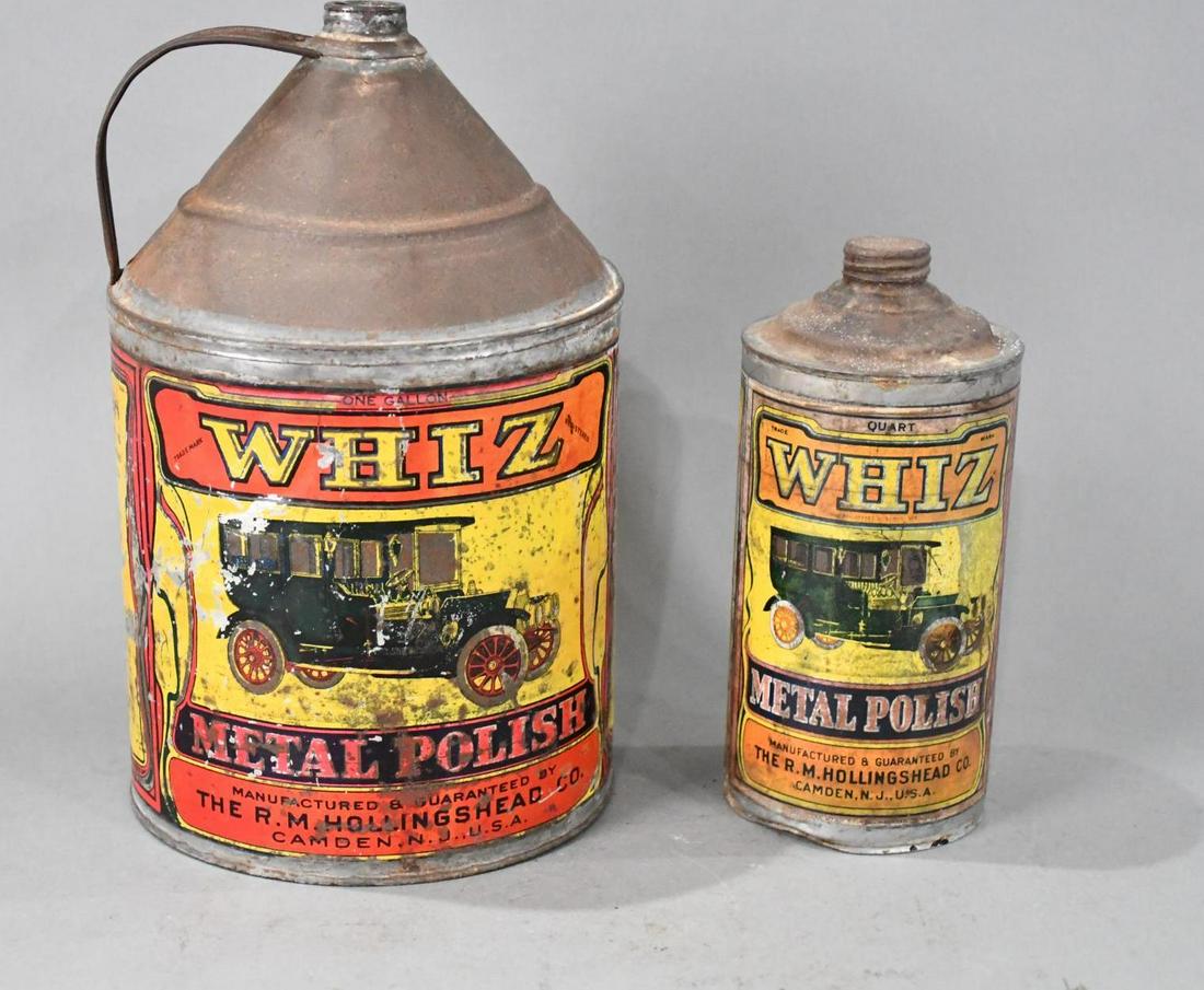 Whiz Metal Polish Quart & Gallon Metal Cans (1 of 5)