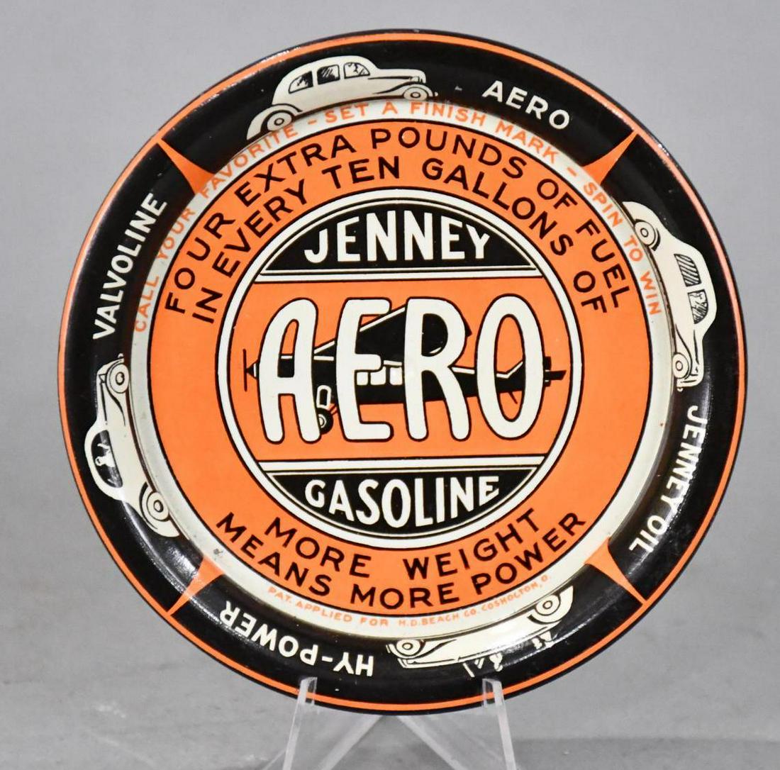 Jenny Aero Gasoline Metal Tip Tray: rated 9, 4"D. the metal tip tray has excellent color and shine, nice.