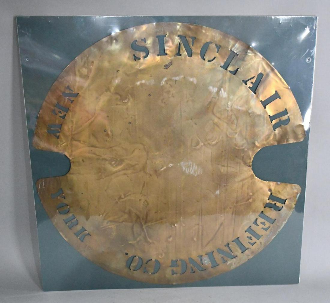 Sinclair Refining Co. New York Brass Barrel Stencil (1 of 3)