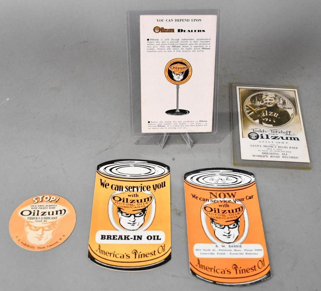 5-Small Oilzum Paper Items (1 of 8)