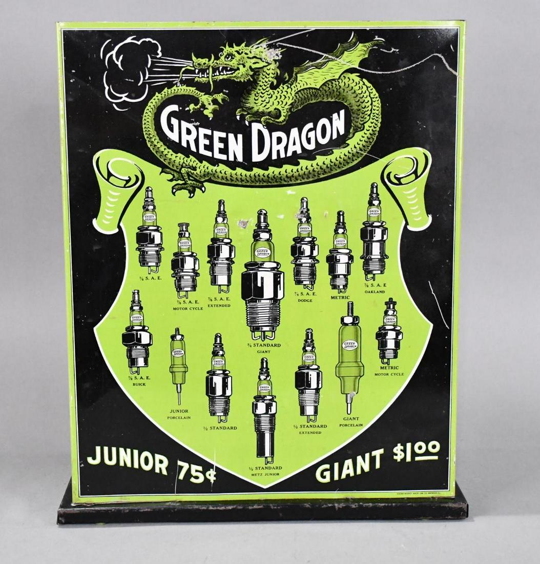 Green Dragon Spark Plug Counter-Top Point of Sale Metal Display (1 of 14)